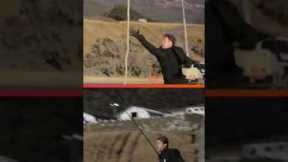 Tom Cruise Filming Mission Impossible Stunts vs Movie Scenes #shorts