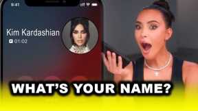 Kim Kardashian called an unknown lover 📞 😂