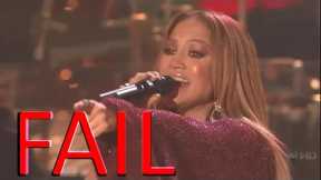 Jennifer Lopez - Epic Vocal Fails & Lip Sync High Notes Live