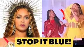 Beyonce Reveals Why She Pulled Blue By The Hair During Performance