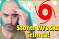 Massive Cyclone RIPS Through Crimea!