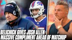 Bill Belichick Compares Josh Allen To Tom Brady Ahead Of Patriots vs Bills Game | Pat McAfee Reacts