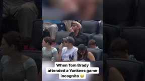 Imagine Tom Brady sitting right behind you and you don’t know it 😭 #shorts