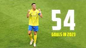 Cristiano Ronaldo ALL 54 GOALS in 2023 with Commentary (Top Scorer of the Year)