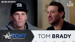 Tony Romo Interviews Tom Brady | Super Bowl LV | CBS Sports HQ