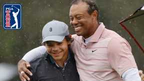 Like father, like son | Tiger and Charlie Woods' resemblance is uncanny