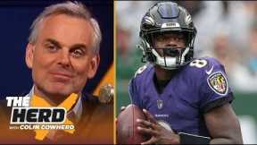 THE HERD | Colin Cowherd reacts Brady on Lamar's star power: You're the reason people watch NFL