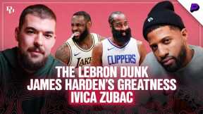Paul George and Ivica Zubac on How Harden Makes The Game Easy, Getting Dunked On By LeBron, and More