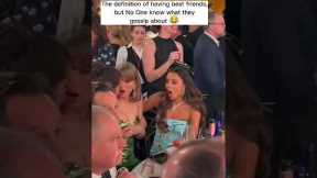 Funny Moment Between Selena Gomez and Taylor Swift😌 #shorts #selenagomez #taylorswift #goldenglobes