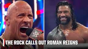 The Rock calls out Roman Reigns on appearance of Monday Night RAW | WWE on ESPN