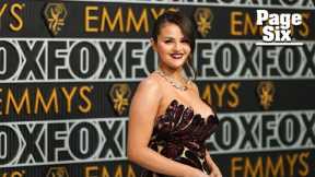Selena Gomez sizzles in sheer illusion gown covered in sequins on Emmys 2024 red carpet