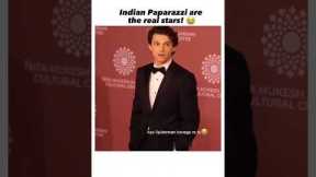 Funniest Indian Paparazzi Moments with Hollywood and Bollywood Celebrities at Ambani Event 😂 #shorts