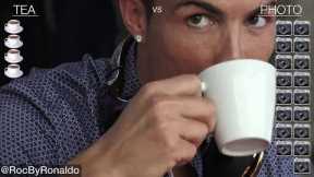 CRISTIANO RONALDO PHOTO SURPRISE he was just going out for tea and this happened FUNNY MOMENTS