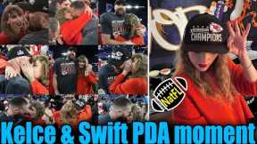 Full Video! Taylor Swift & Travis Kelce's sweet PDA moments Sunday night