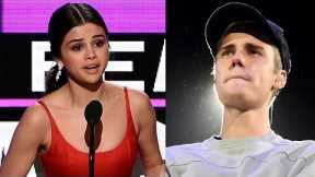 Justin Bieber CRIES After Selena Gomez's AMAs Speech