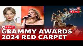 Grammy Awards Red Carpet Live | Taylor Swift | Miley Cyrus | Grammy Awards 2024 | N18L