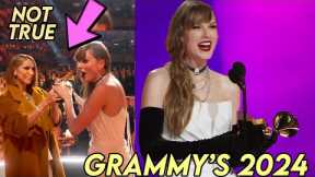 Video Proof Taylor Swift DIDN'T Snub Celine Dion | 2024 Grammy Speech Reaction