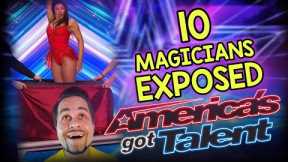 10 Magicians from America's Got Talent EXPOSED 🪄😲