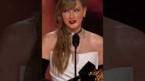 Taylor Swift Announces A NEW ALBUM At the GRAMMYs #shorts