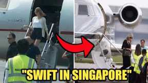 Taylor Swift LANDED in Singapore Airport Ahead of Eras Tour
