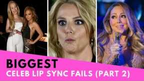 Biggest Celebrity Lip Sync FAILS! (Part 2) | Hollywire