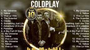 Coldplay Greatest Hits ~ Best Songs Music Hits Collection  Top 10 Pop Artists of All Time