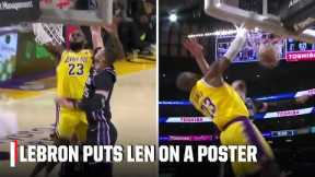 LeBron James dunks all over Alex Len 👀 | NBA on ESPN