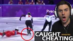 We react to athletes caught CHEATING in sports | Nagzz Reacts to BE AMAZED
