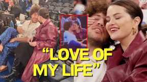 Selena Gomez and Benny Blanco lovely moments at the New York Knicks basketball game