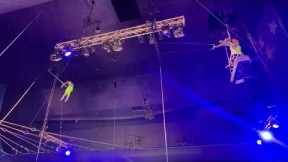 Trapeze Circus act @circus circus 🎪 Las Vegas Free circus shows Friday to Monday #subscribechannel