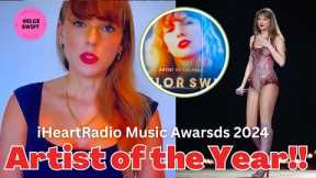 OMG!! Taylor Swift SENDS video message as she WON the Artist of the Year at iHeartRadio Music Awards