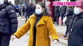 Selena Gomez Snaps On Paparazzi That's Getting On Her Nerves While Filming OMITB In New York, NY