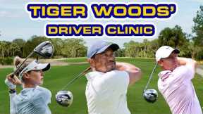 Tiger Woods' Driver Clinic With Rory McIlroy and Nelly Korda | TaylorMade Golf