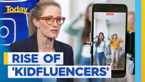 Rise of kids becoming social media 'influencers' | Today Show Australia