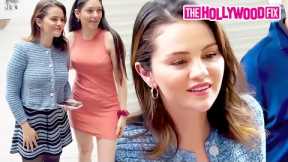 Selena Gomez Is Swarmed By Fans & Paparazzi When Her Trailer Location Gets Leaked In New York, NY