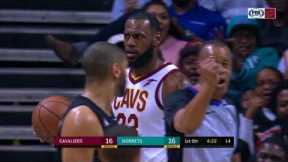 Lebron James Dunk!! OR NOT!? Funny Cleveland vs Charlotte 28 March 2018