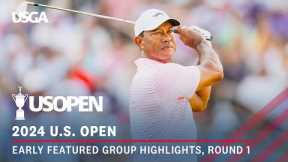 2024 U.S. Open Highlights: Round 1 Featured Group | Tiger Woods, Matt Fitzpatrick, Will Zalatoris