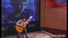 10 year-old prodigy Tim Callobre playing classical guitar on NBC4