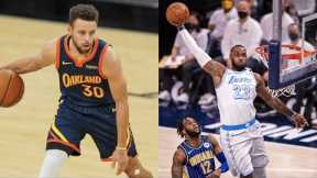 NBA Curry vs LeBron MOMENTS