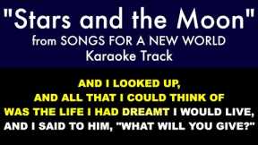 Stars and the Moon from Songs for a New World - Karaoke Track with Lyrics on Screen