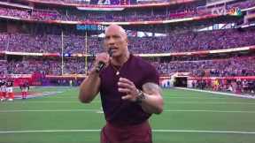 The Rock Sings FACE OFF at the Super Bowl