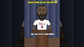 Lebron James Freaks Out On Team USA After Barely Beating South Sudan 😂 #nba #sportsnews