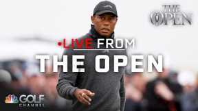 Tiger Woods 'ran into trouble' in Round 1 of The Open | Live From The Open | Golf Channel