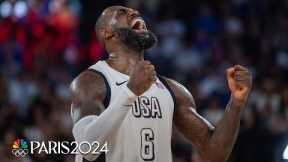 LeBron James’ TOP highlights from Paris Olympics basketball competition | NBC Sports