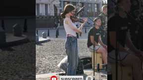 Amazing moment when street musicians surprise! #Shorts #tiktok #TOP Subscribe!