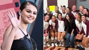 See Selena Gomez Surprise a High School Volleyball Team With an Unexpected Appearance!