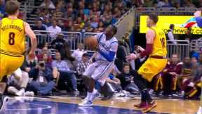 Oladipo Soars Past Lebron's Block Attempt