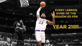 Every Lebron James Dunk - 2023-2024 season