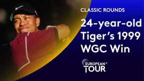 24-year-old Tiger Woods' first ever European WGC | Classic Round Highlights