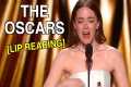 The Oscars (Lip Reading)